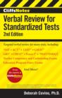 Image for Verbal review for standardized tests