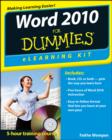 Image for Word 2010 eLearning Kit For Dummies
