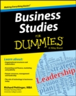 Business studies for dummies - Pettinger, Richard