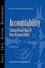 Image for Accountability: taking ownership of your responsibility