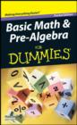 Image for Basic Math and Pre-Algebra For Dummies