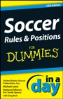 Image for Soccer Rules and Positions In A Day For Dummies : 30