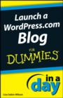 Image for Launch a WordPress.com Blog In A Day For Dummies : 4