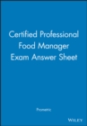 Image for Certified Professional Food Manager Exam Answer Sheet