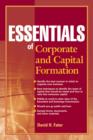 Image for Essentials of Corporate and Capital Formation