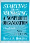 Image for Starting and Managing a Nonprofit Organization - A Legal Guide, Fifth Edition
