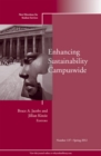 Image for Enhancing Sustainability Campuswide: New Directions for Student Services
