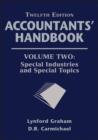 Image for Accountants&#39; Handbook, Special Industries and Special Topics