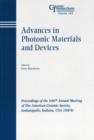 Image for Advances in Photonic Materials and Devices - Ceramic Transactions, Volume 163