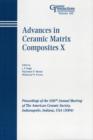 Image for Advances in Ceramic Matrix Composites X - Ceramic Transactions, Volume 165