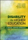 Image for Disability in higher education: a social justice approach