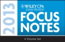 Image for Wiley CPA Examination Review 2013 Focus Notes