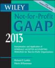 Image for Wiley not-for-profit GAAP 2013: interpretation and application of generally accepted accounting principles