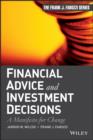 Image for Financial advice and investment decisions: a manifesto for change