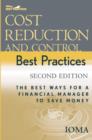 Image for Cost Reduction and Control Best Practices: The Best Ways for a Financial Manager to Save Money
