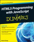 Image for HTML5 Programming with JavaScript For Dummies