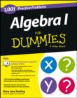 Image for 1001 algebra I practice problems for dummies