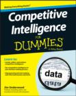 Image for Competitive intelligence for dummies