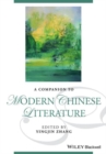 Image for A Companion to Modern Chinese Literature