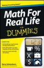 Image for Math for Real Life for Dummies