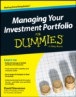 Image for Managing your investment portfolio for dummies