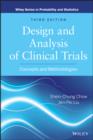 Image for Design and analysis of clinical trials: concepts and methodologies