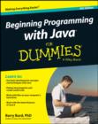 Image for Beginning Programming with Java For Dummies.