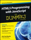 Image for HTML5 programming with JavaScript for dummies