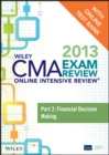 Image for Wiley CMA Exam Review 2013 Online Intensive Review + Test Bank