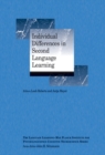 Image for Individual Differences in Second Language Learning