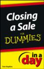 Image for Closing a Sale In a Day For Dummies