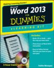 Image for Word 2013 eLearning Kit For Dummies
