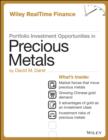 Image for Portfolio Investment Opportunities in Precious Metals