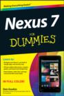 Image for Nexus 7 for dummies (Google tablet)