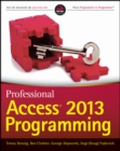 Image for Professional Access 2013 Programming