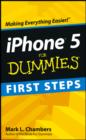Image for iPhone 5 First Steps For Dummies