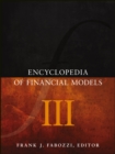 Image for Encyclopedia of Financial Models, Volume III
