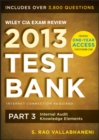 Image for Wiley CIA Exam Review 2013 Online Test Bank 1-year Access