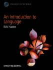 Image for An introduction to language