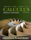 Image for Calculus : Single Variable, International Student Version