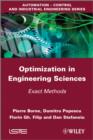 Image for Optimization in engineering sciences: exact methods