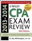 Image for Wiley CPA examination review 2013-2014: Outlines and study guides