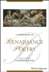 Image for A Companion to Renaissance Poetry