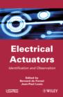 Image for Electrical actuators: identification and observation