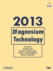 Image for Magnesium Technology 2013