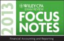 Image for Wiley CPA exam review 2013 focus notes.