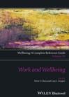 Image for Wellbeing: A Complete Reference Guide, Work and Wellbeing