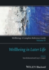 Image for Wellbeing  : a complete reference guideVolume IV,: Wellbeing in later life