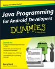 Image for Java programming for Android developers for dummies