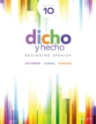 Image for Dicho y hecho  : beginning Spanish